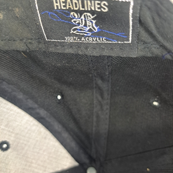 Compton Snapback Headlines Hat Cap Women's Pink Black California Los Angeles NWT - Picture 5 of 5